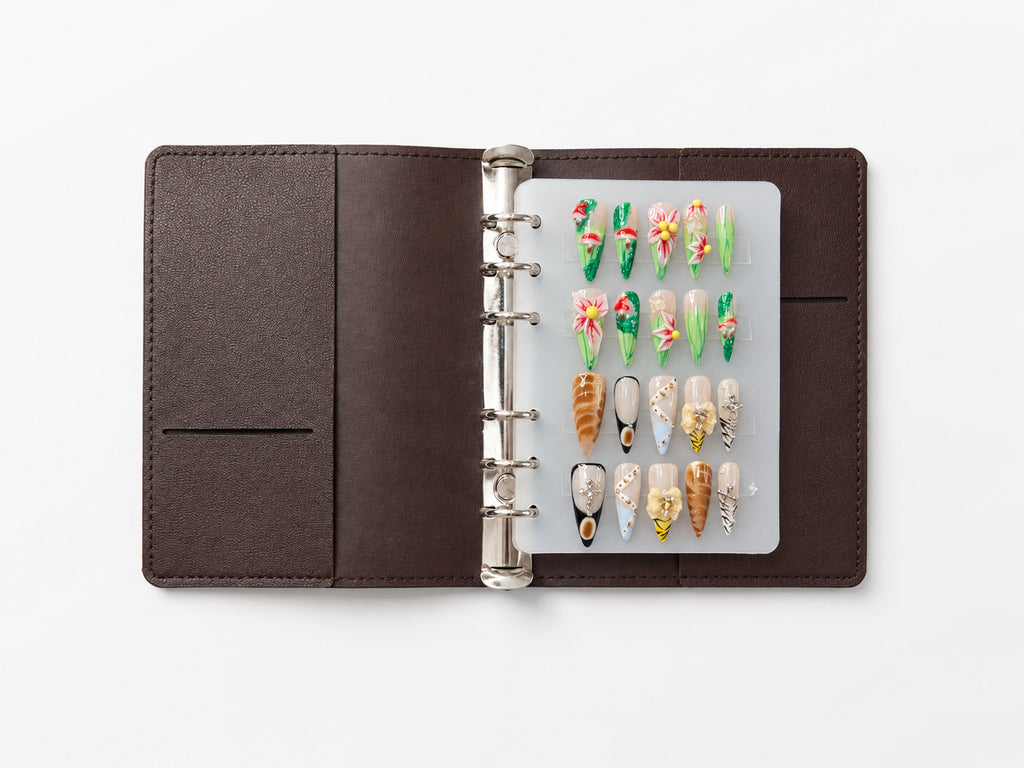 Vintage Brown Leather Travel Binder