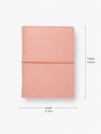 Blush Pink Soft Leather Binder