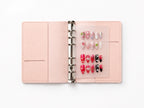 Blush Pink Soft Leather Binder