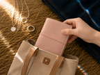 Blush Pink Soft Leather Binder