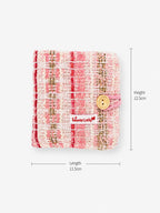 Pink Tweed Charm Binder