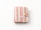 Pink Tweed Charm Binder