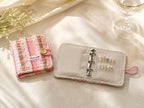 Pink Tweed Charm Binder