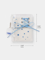 Ice Snow Clear PVC Mini Binder