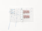 Ice Snow Clear PVC Mini Binder