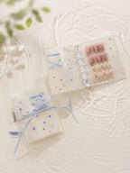 Ice Snow Clear PVC Mini Binder