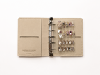Cream Coffee Emboss Binder