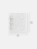 Pure White Snap Mini Binder