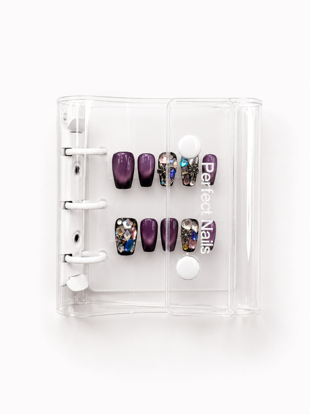 Pure White Snap Mini Binder