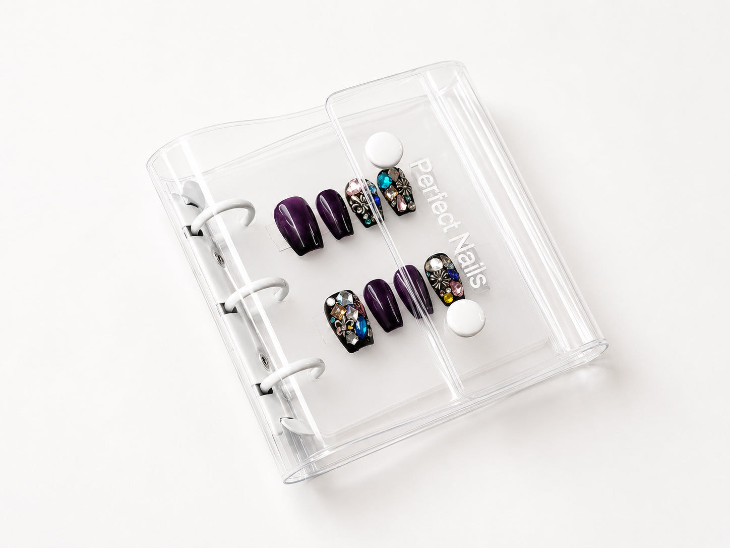 Pure White Snap Mini Binder