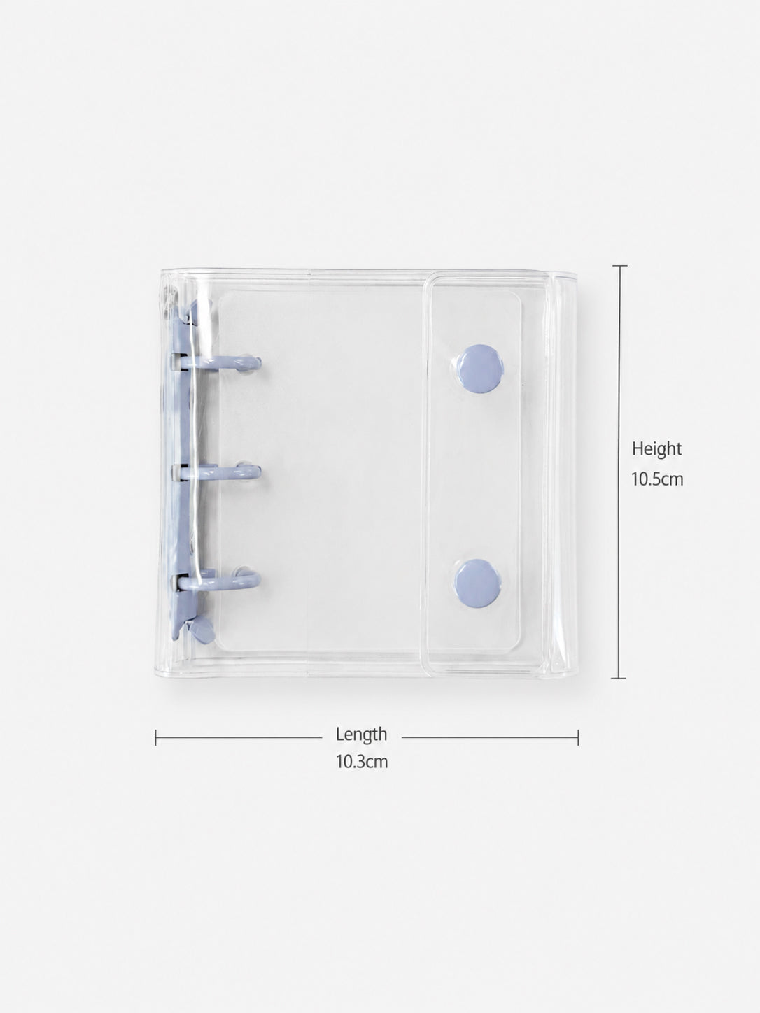 Lilac Mist Clear Mini Binder