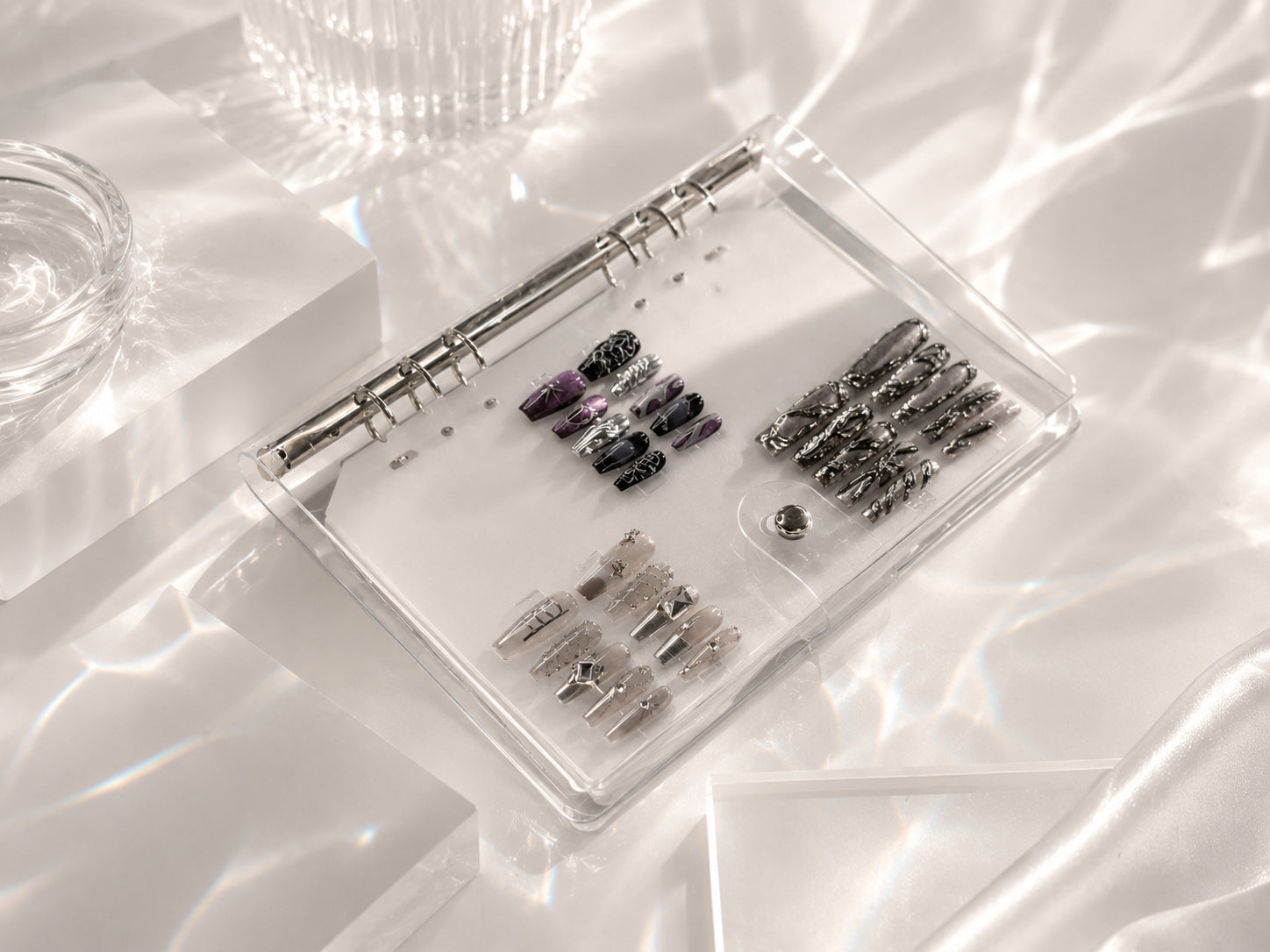 Pure White Snap Mini Binder（MAX）