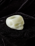 Skull Jade Ring