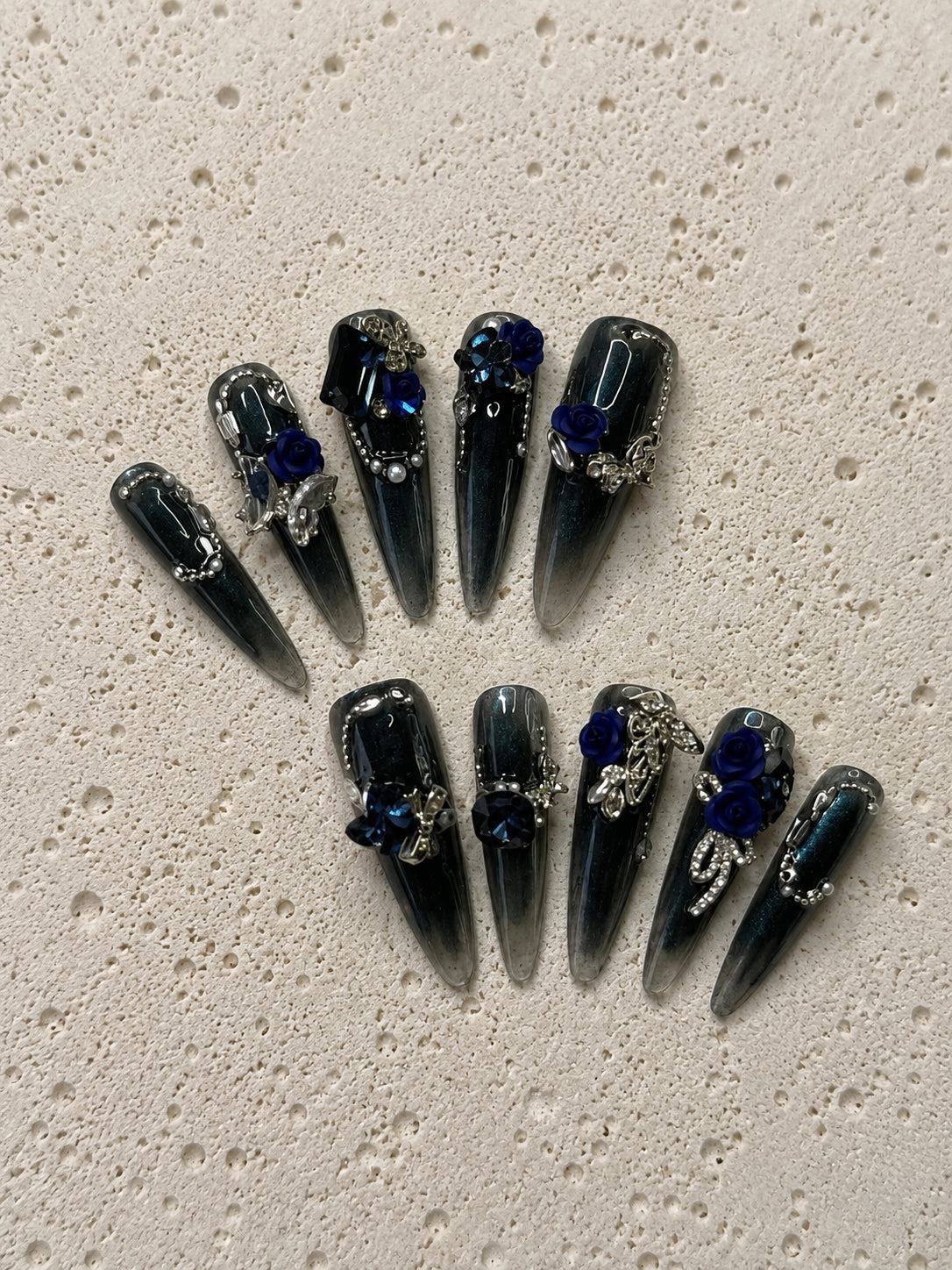 Midnight Blue Rose