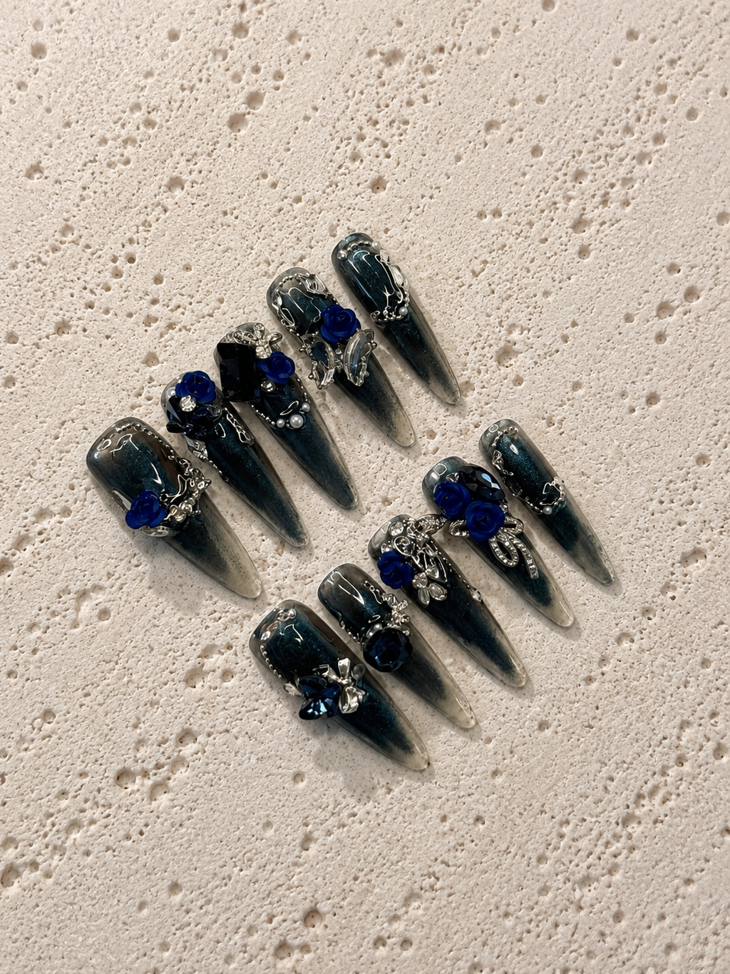 Midnight Blue Rose