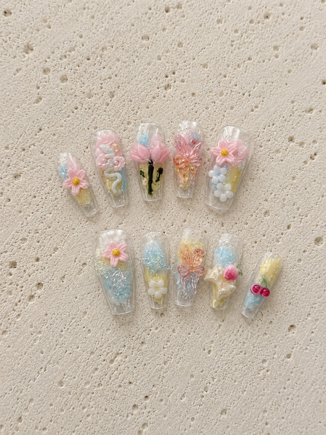 Pastel Fruit Floral