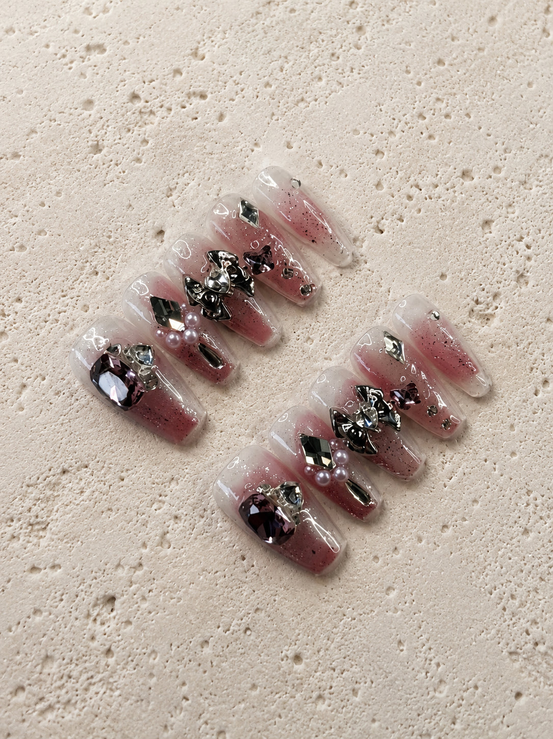 Blush Sparkle Bow