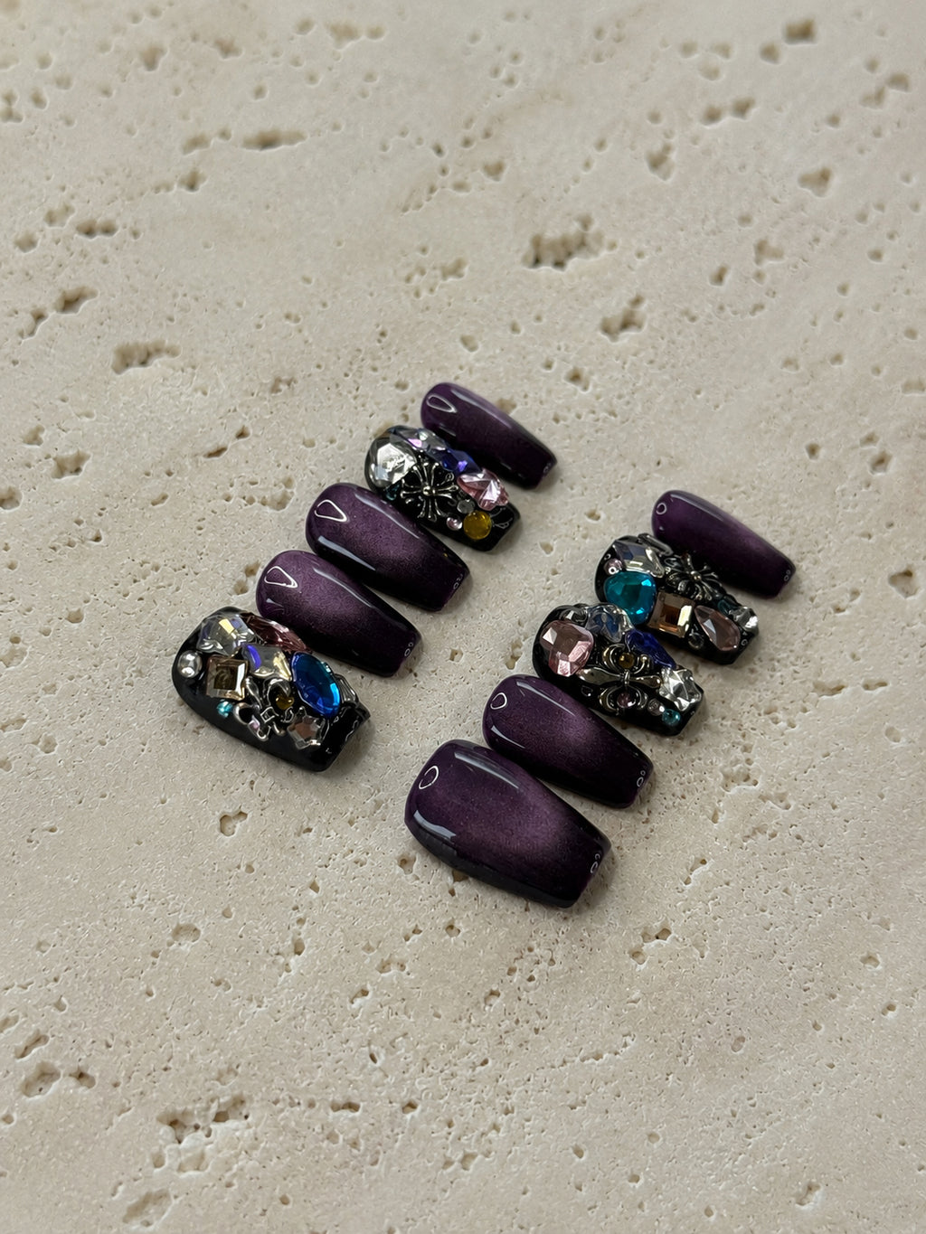 Purple Galaxy Gem
