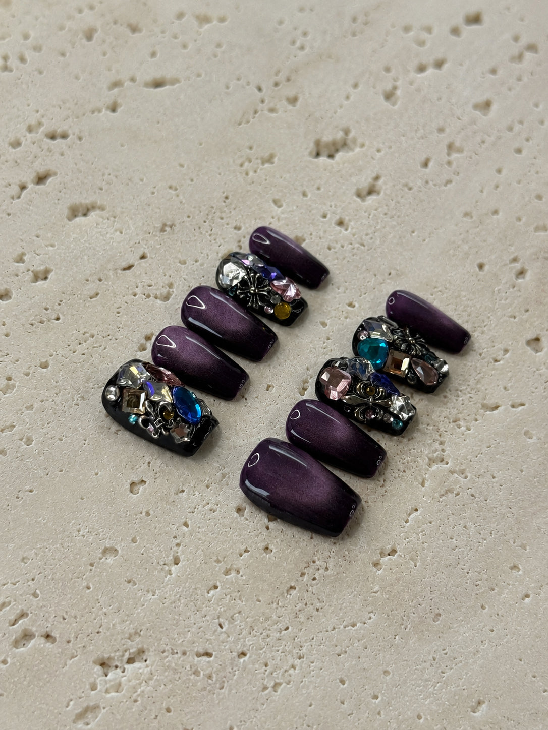 Purple Galaxy Gem