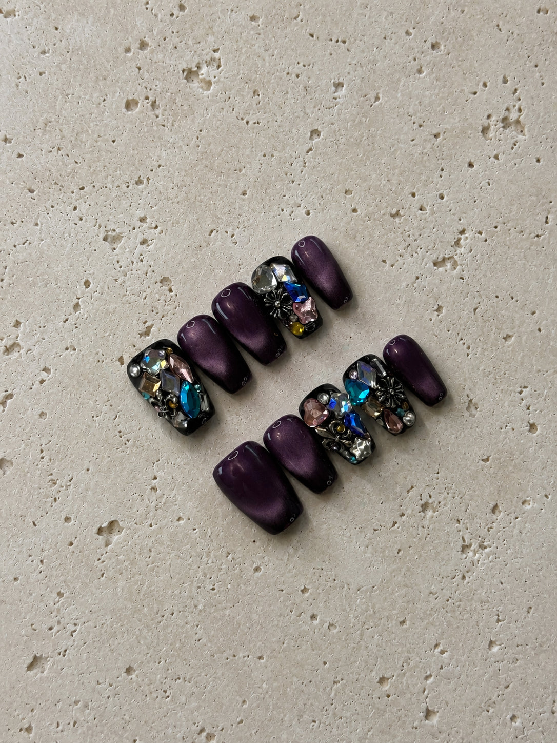 Purple Galaxy Gem