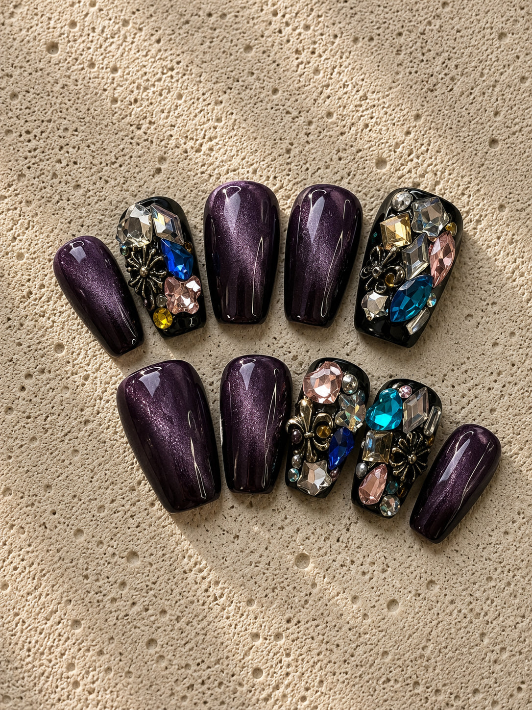 Purple Galaxy Gem