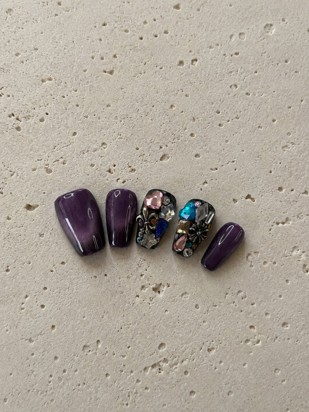 Purple Galaxy Gem