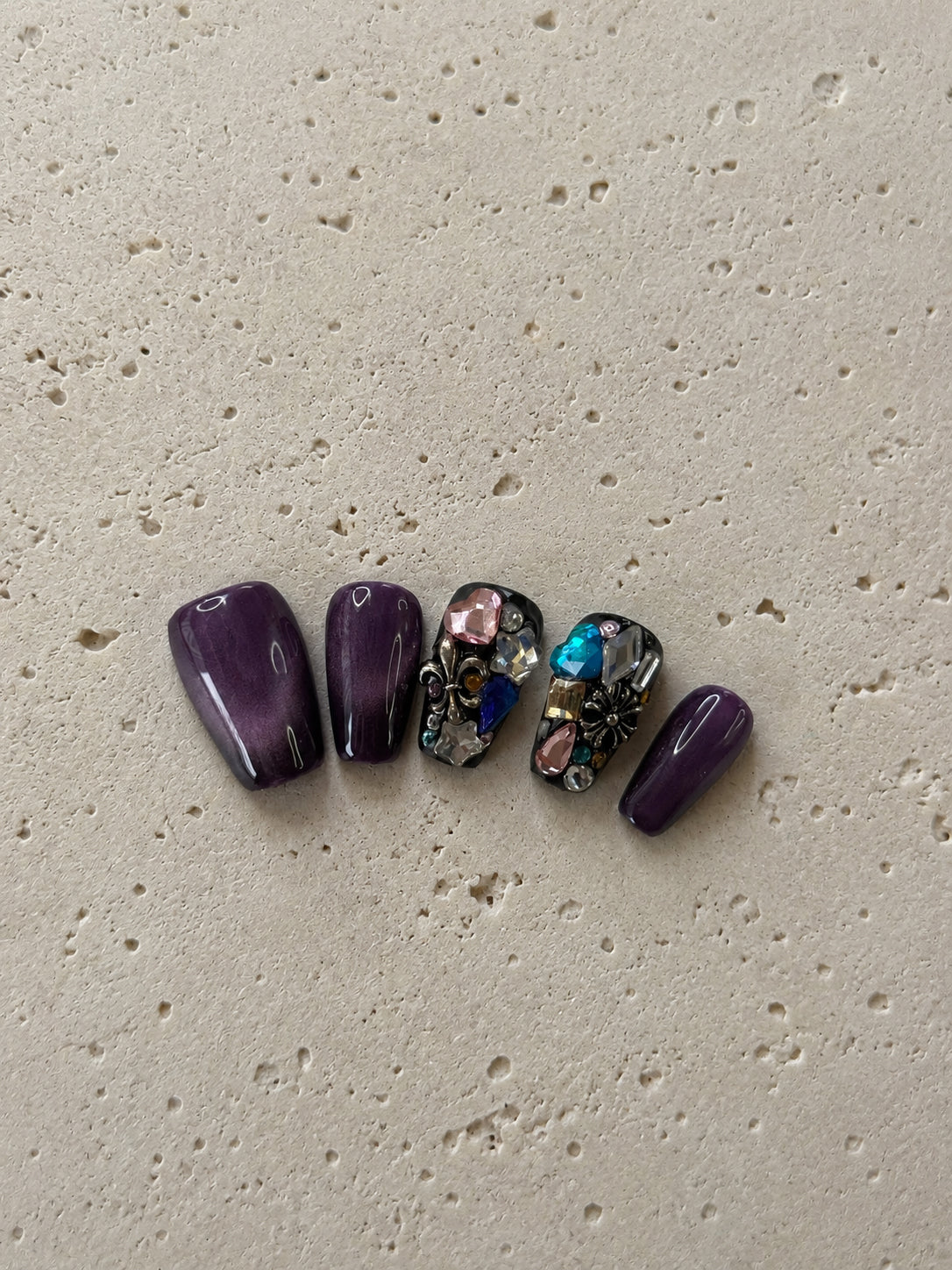 Purple Galaxy Gem