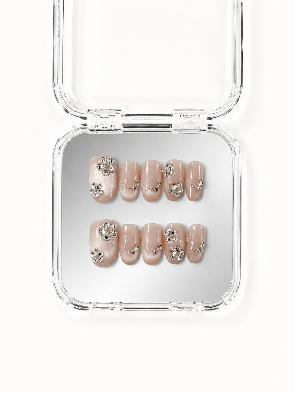 Nude Crystal Clover