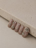 Nude Crystal Clover