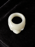 Skull Jade Ring