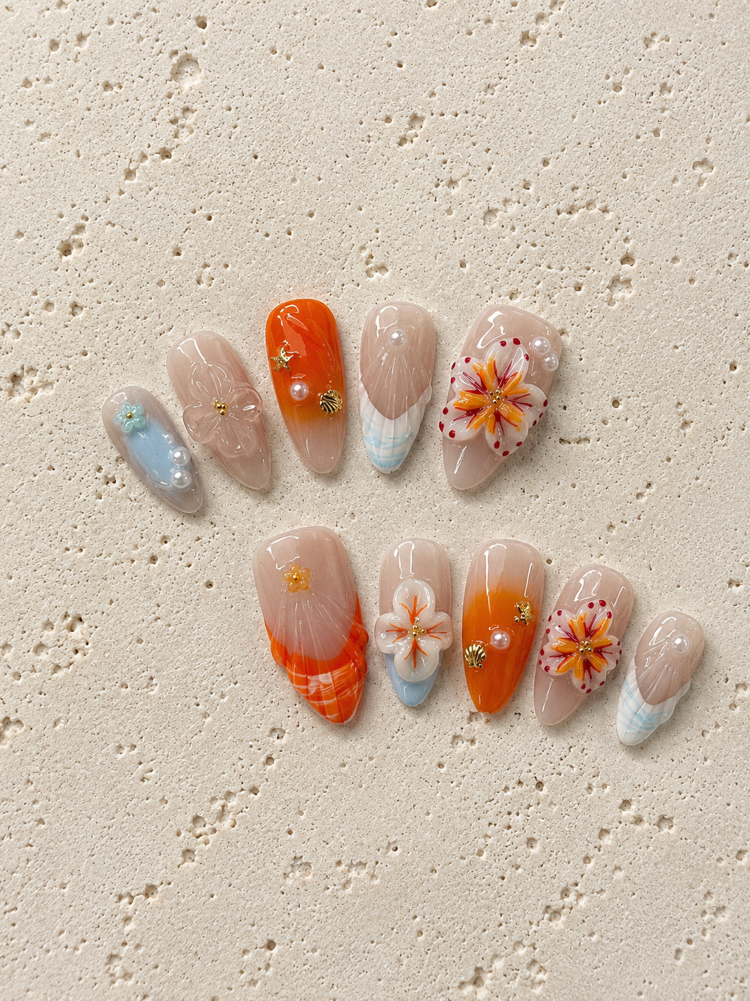 Orange Plumeria Holiday