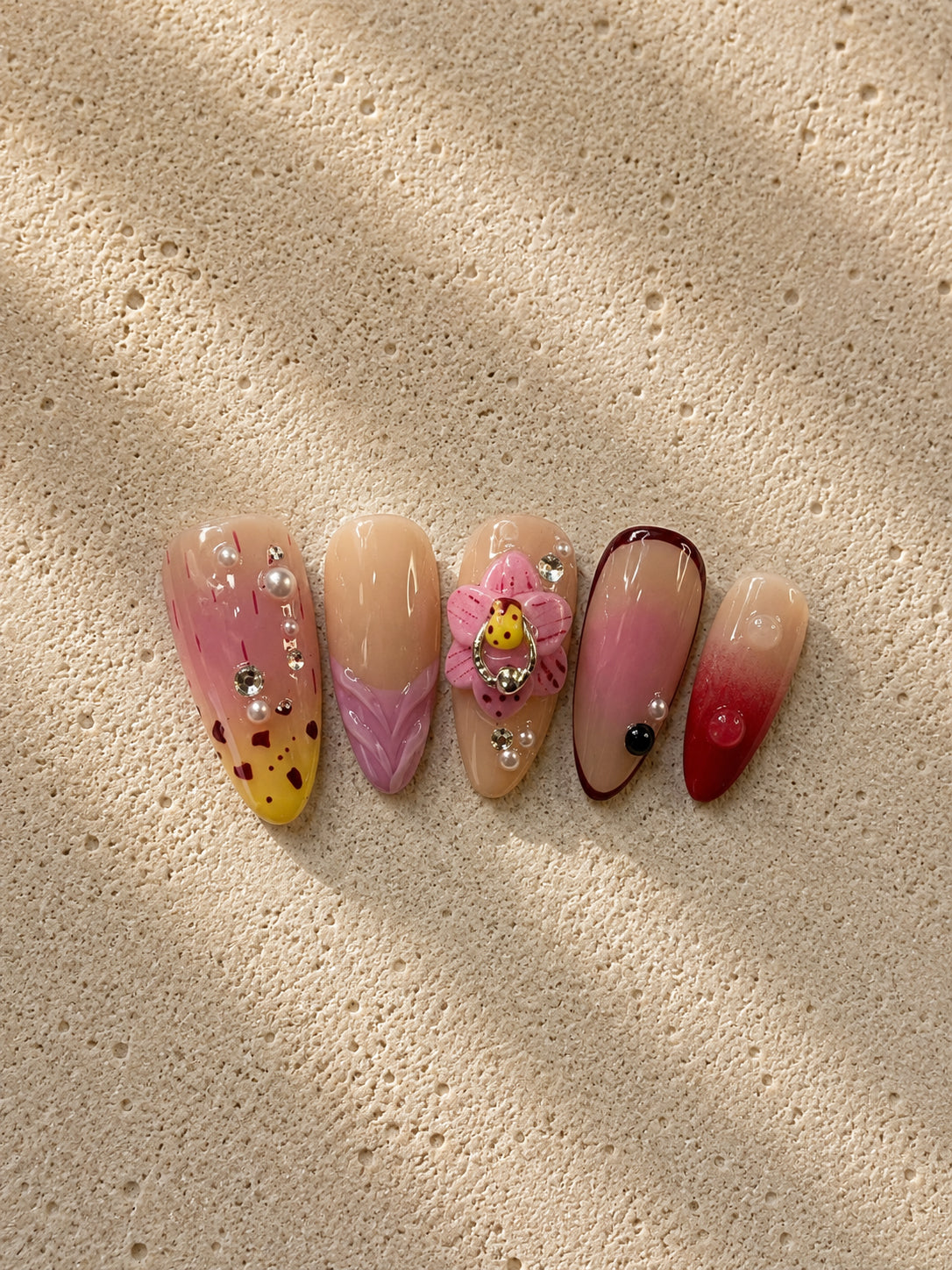 Peach Gothic Blooms