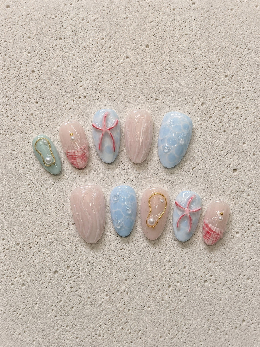 Baby Blue Ocean Bubbles