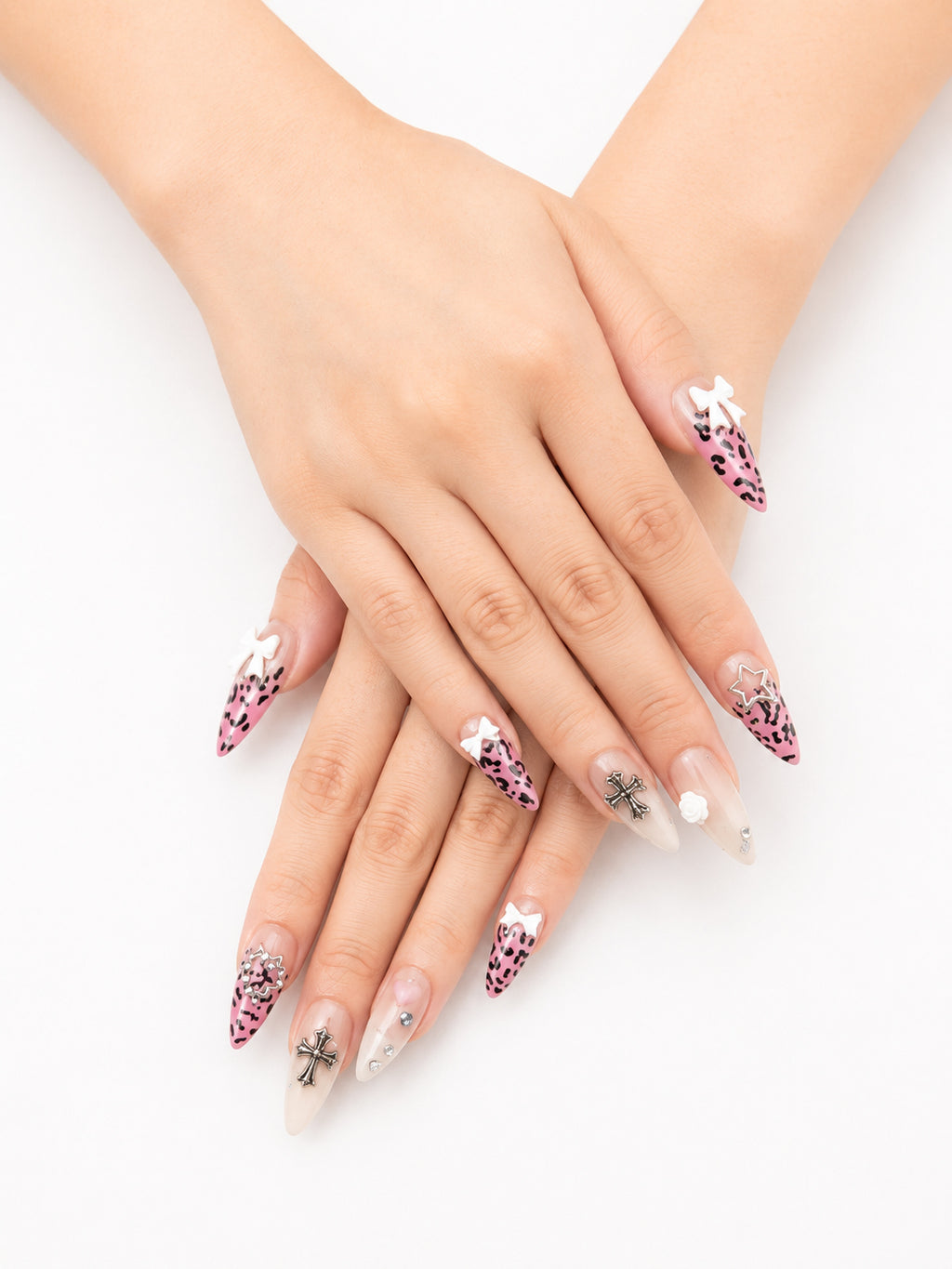 Pink Leopard Cross Bow
