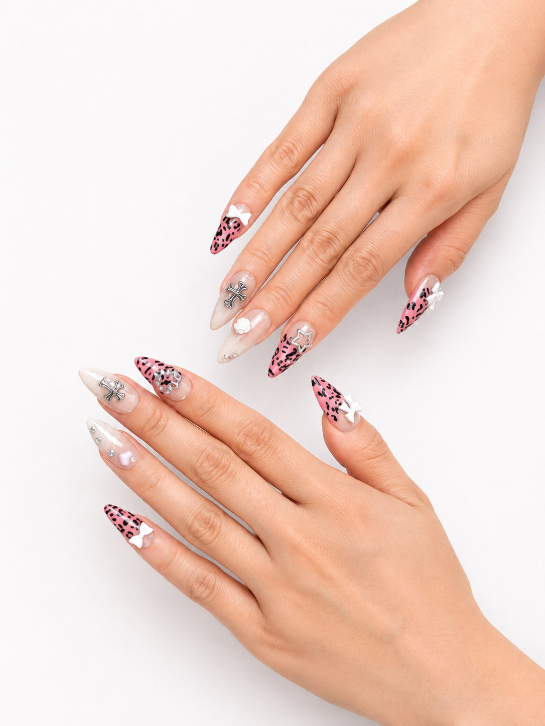 Pink Leopard Cross Bow