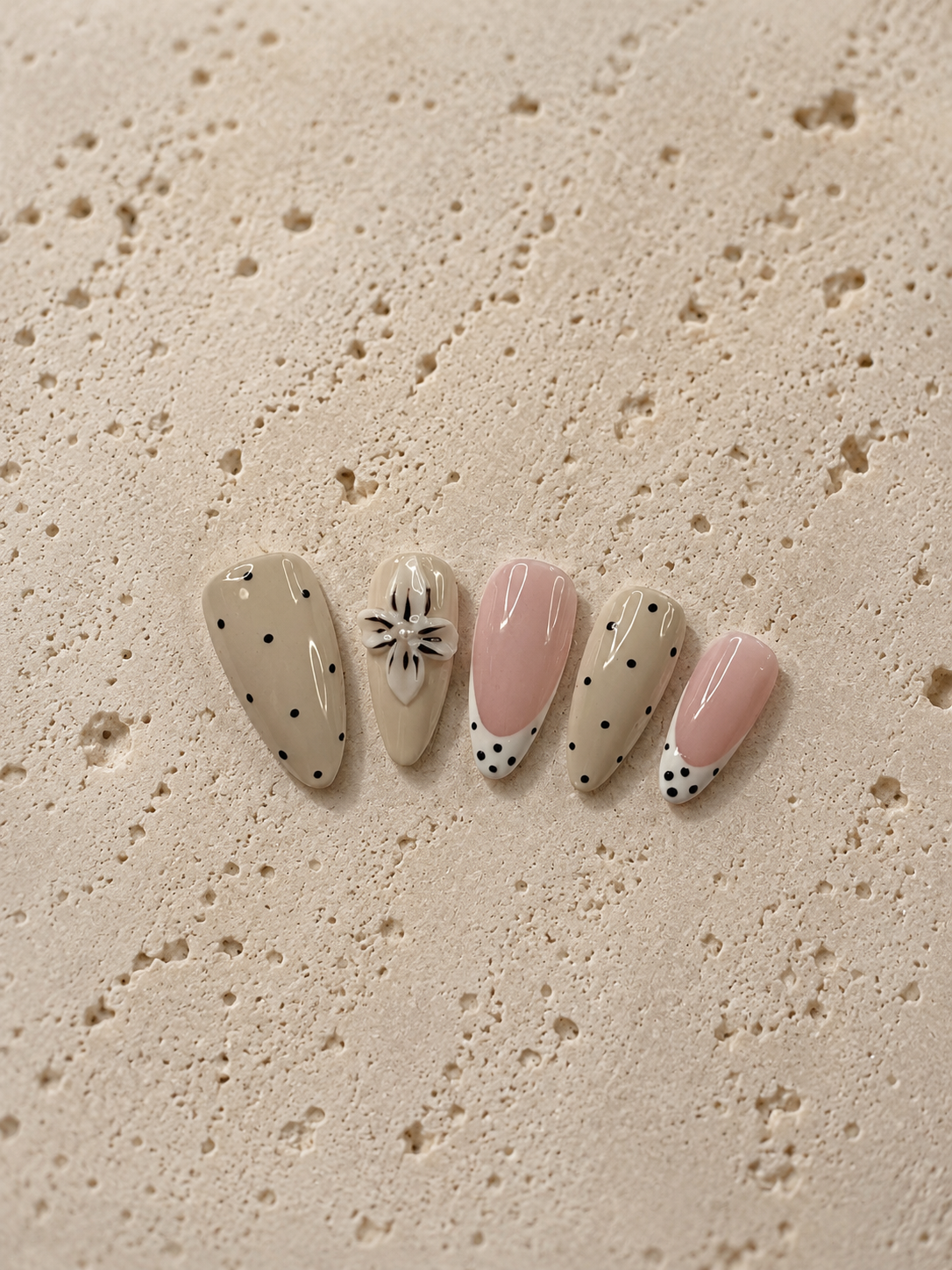 Cream Polka Dot Lily