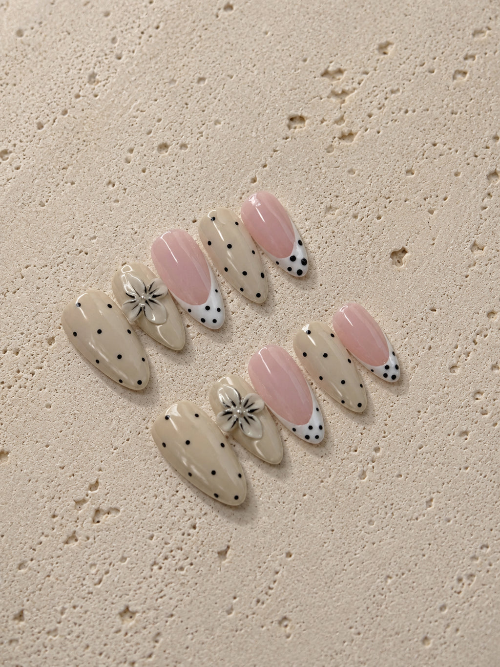 Cream Polka Dot Lily