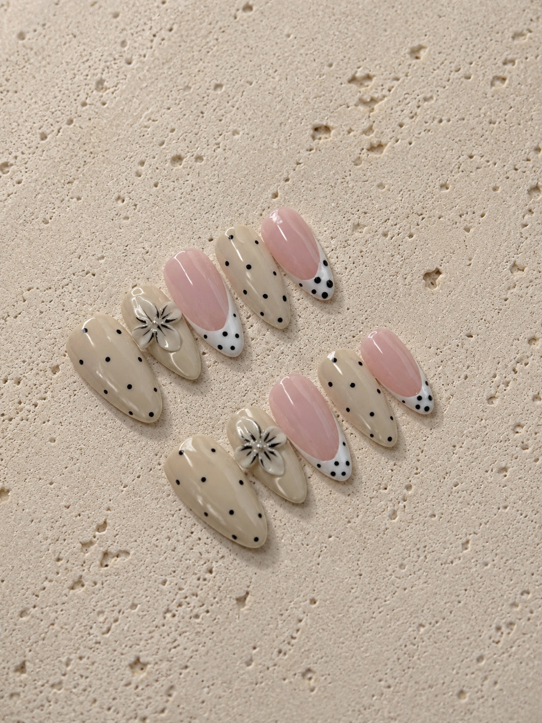 Cream Polka Dot Lily