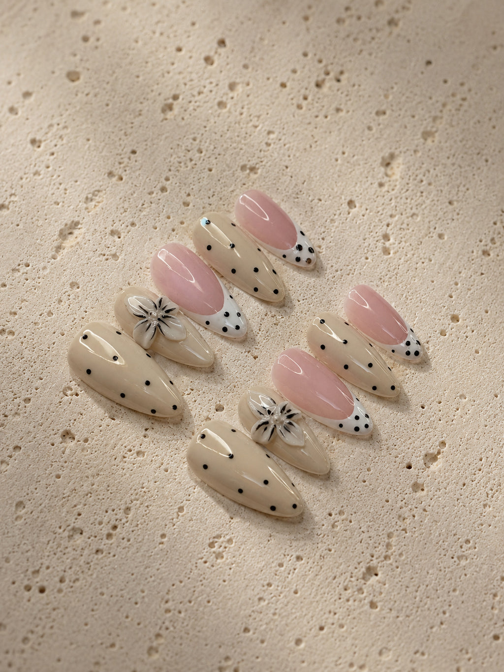 Cream Polka Dot Lily