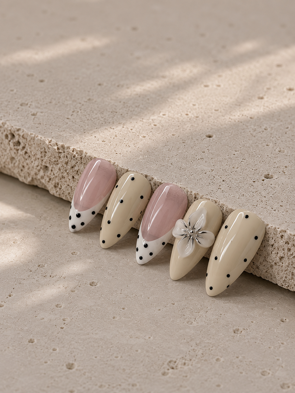 Cream Polka Dot Lily