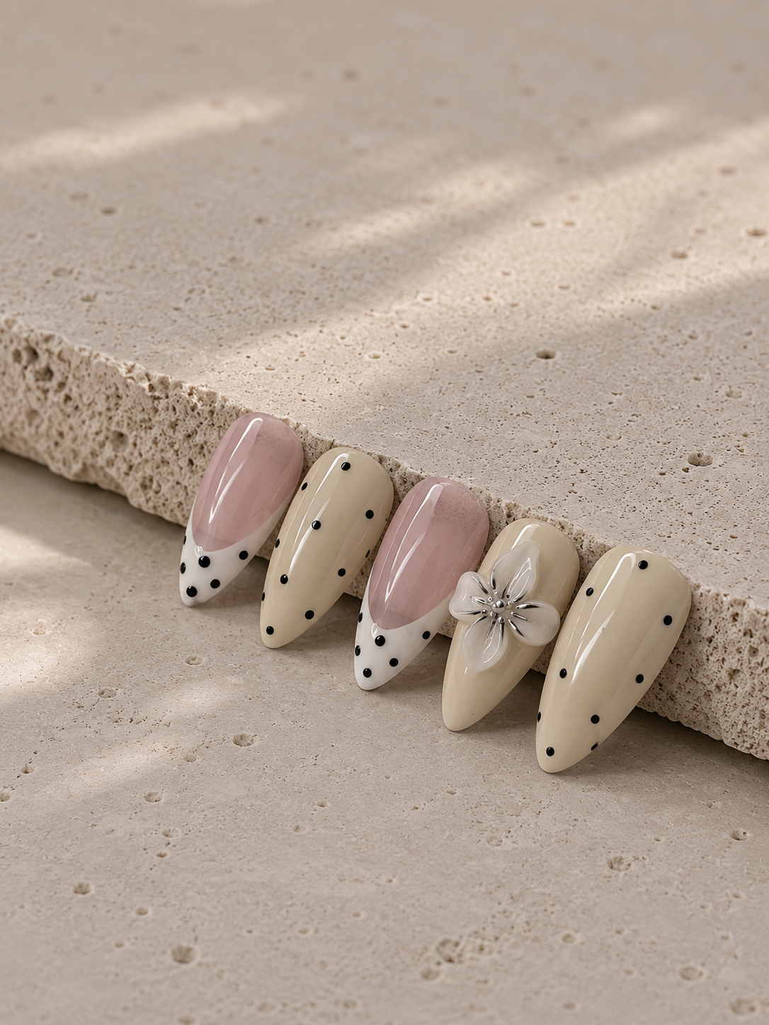 Cream Polka Dot Lily