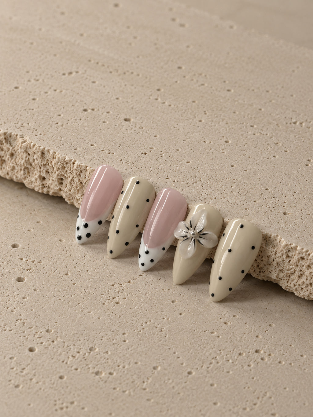 Cream Polka Dot Lily