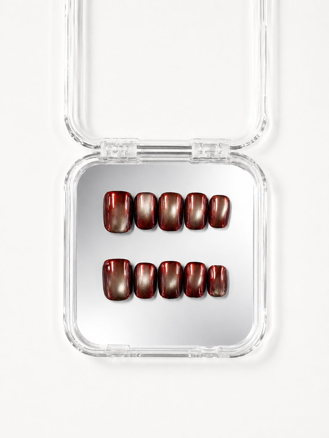 Wine Red Mirror CatEye