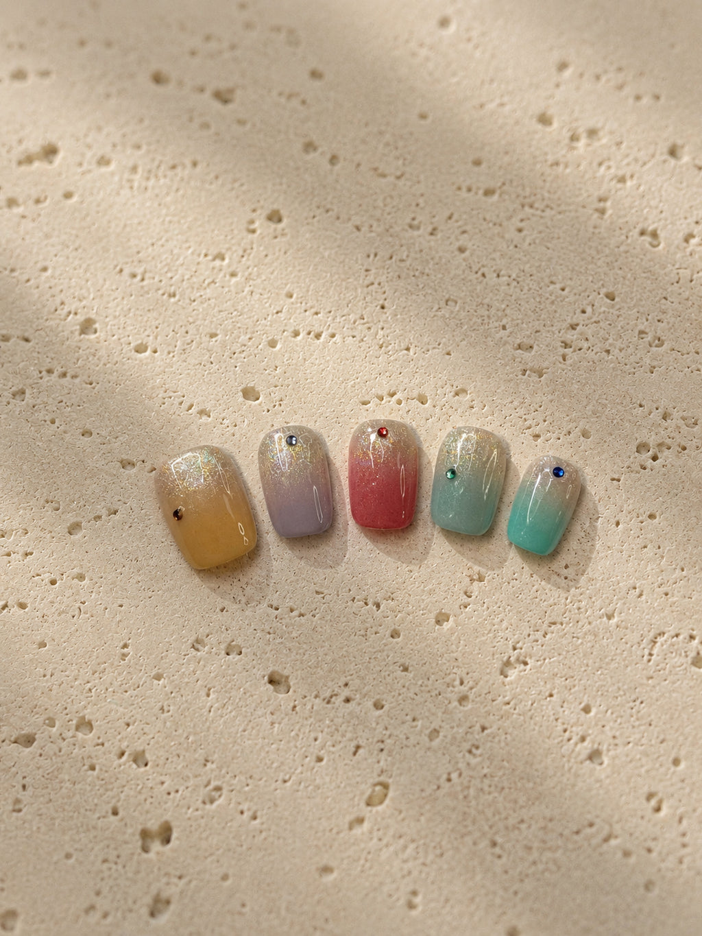 Pastel Rainbow Glitter
