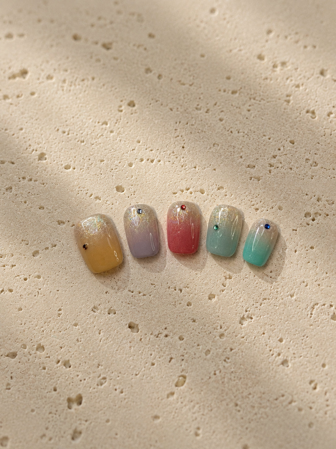 Pastel Rainbow Glitter