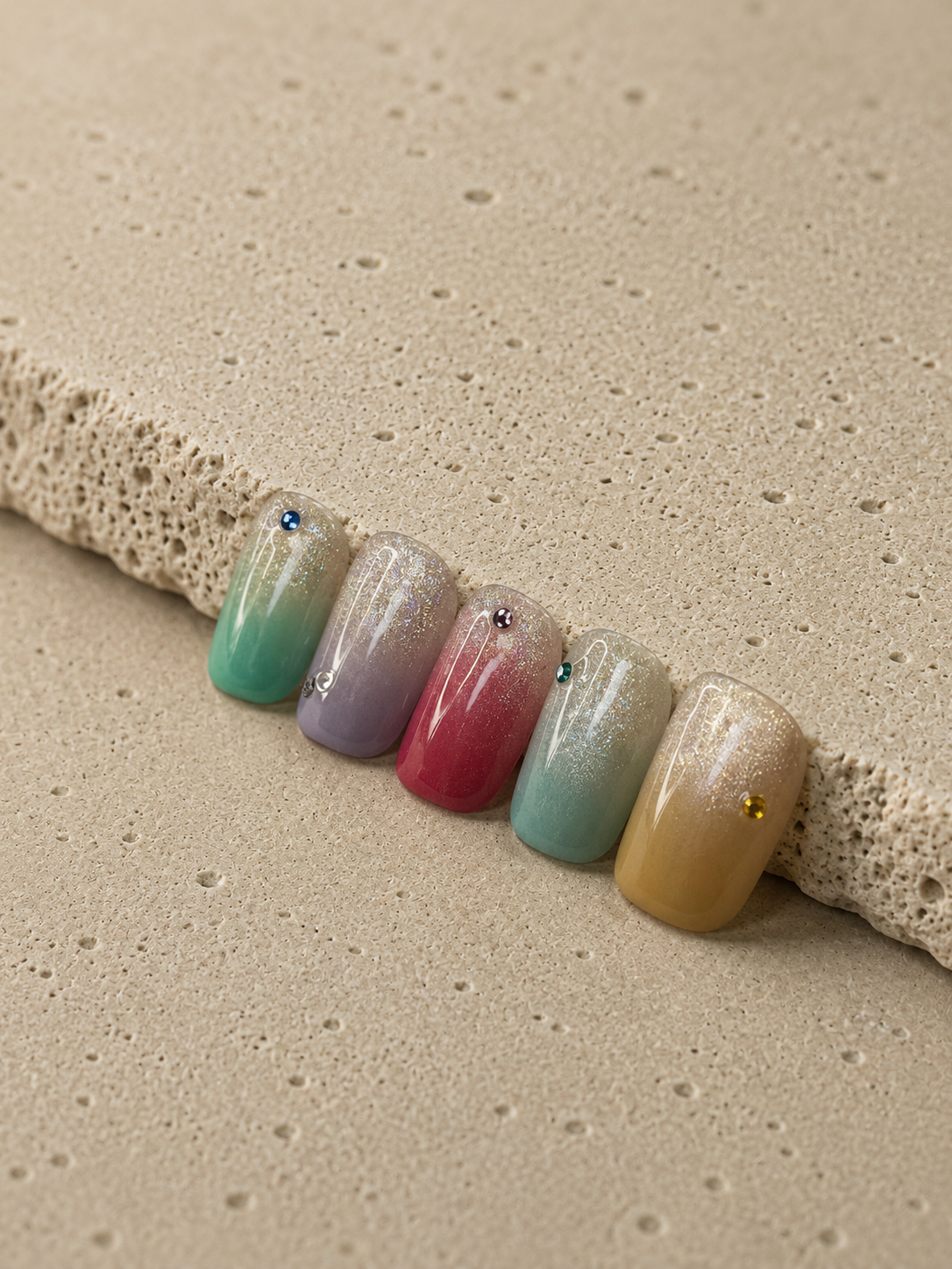 Pastel Rainbow Glitter