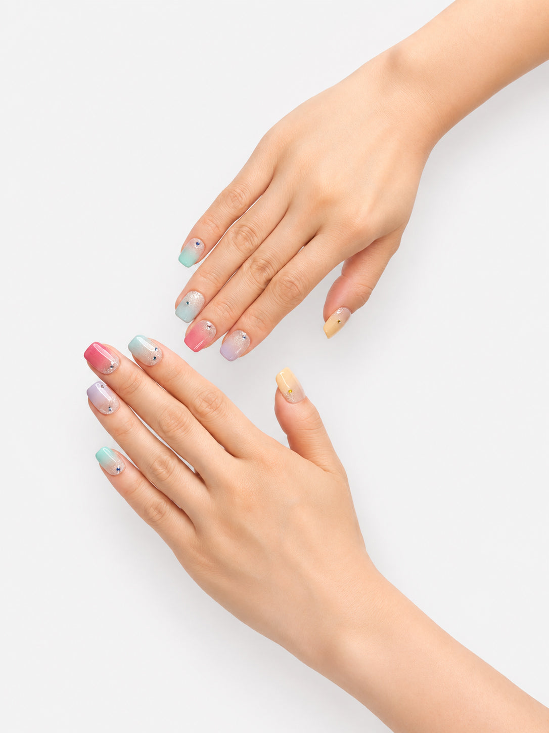 Pastel Rainbow Glitter