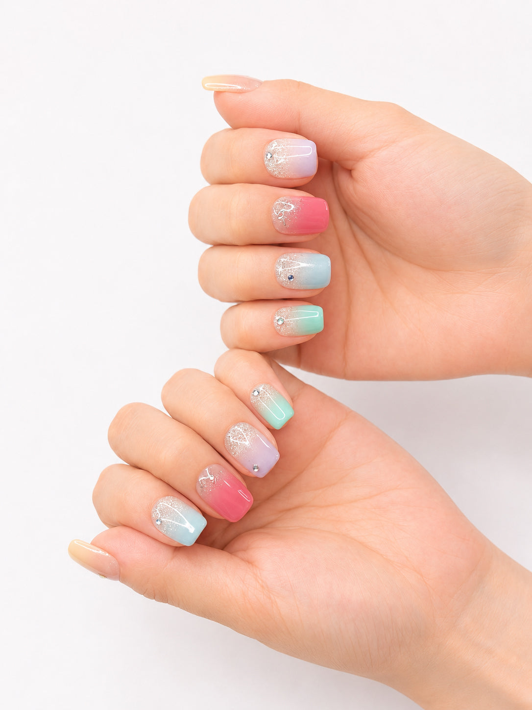 Pastel Rainbow Glitter