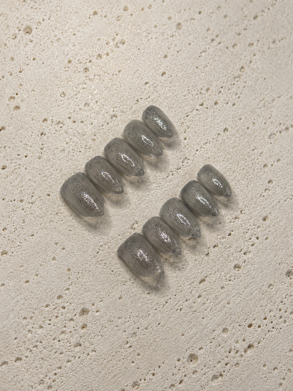 Smoky Clear Glitter