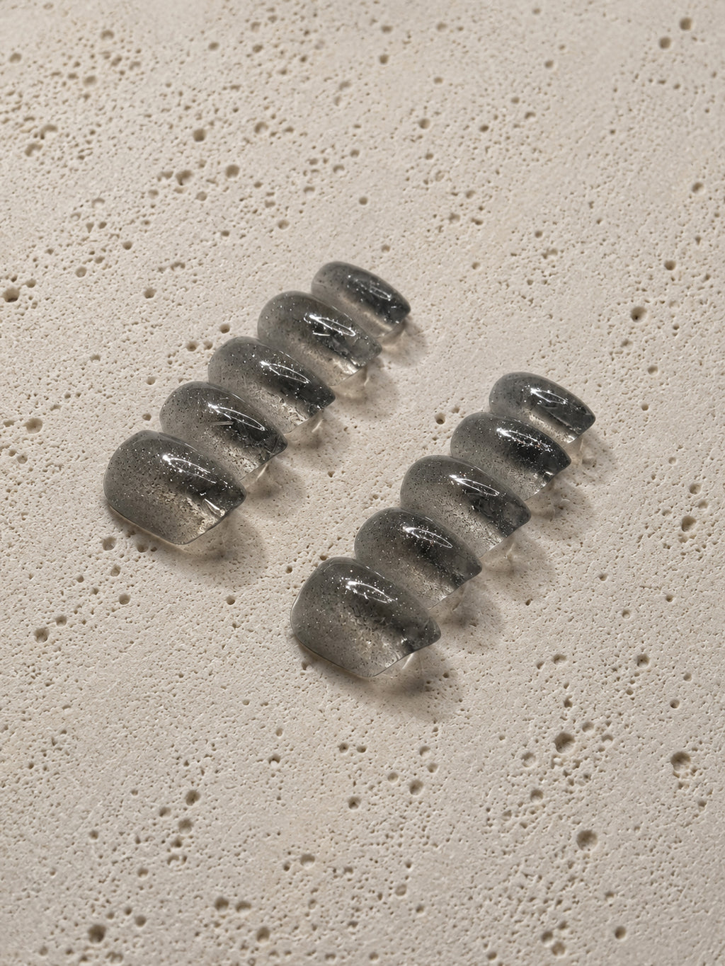 Smoky Clear Glitter